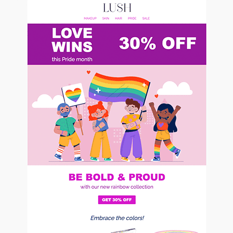 Pride Month Makeup Sale